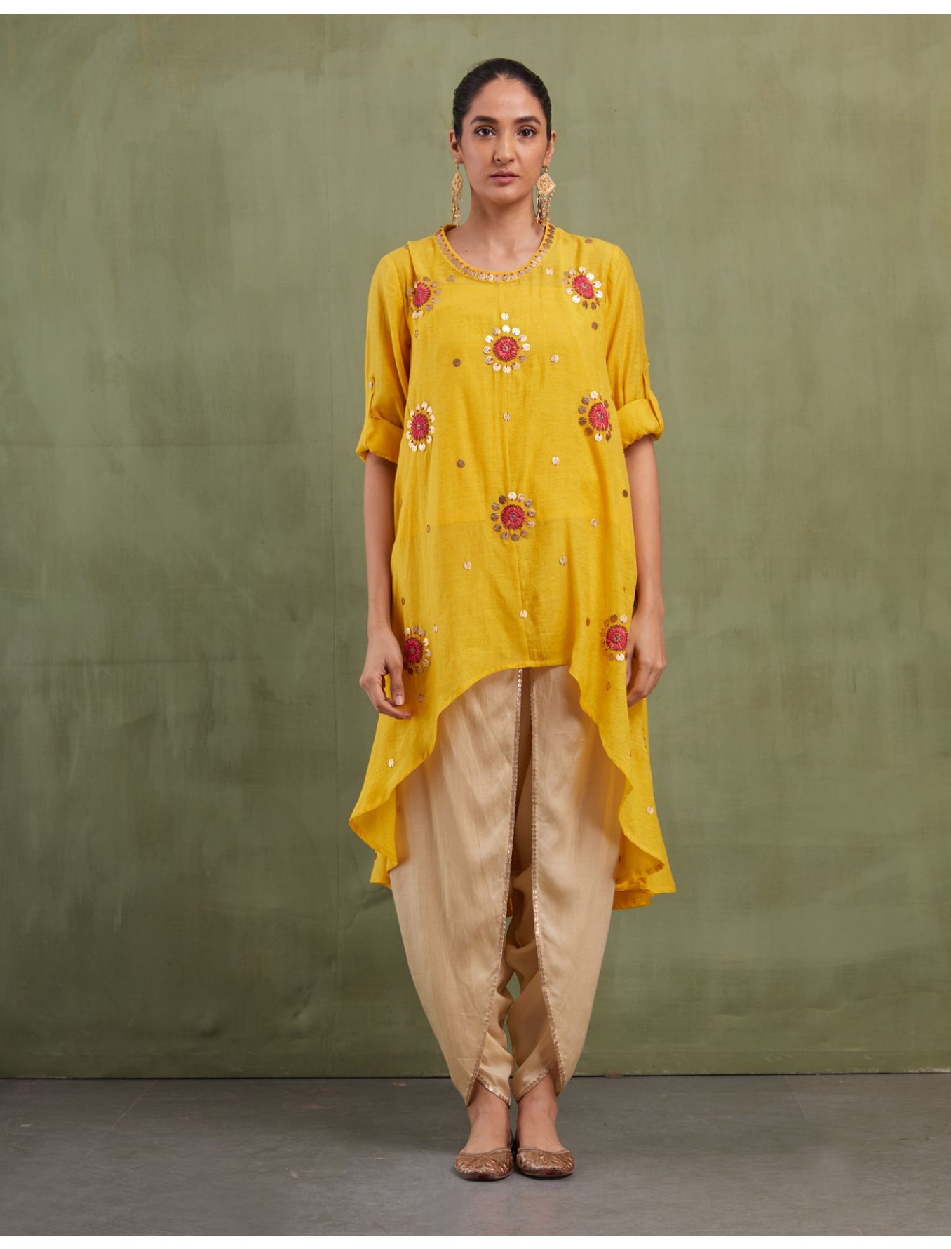 Buy online Yellow Rayon Dhoti Salwar Salwars from Churidars & Salwars for  Women by Clora Creation for ₹749 at 25% off | 2024 Limeroad.com